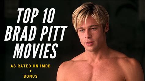 best brad pitt movies list